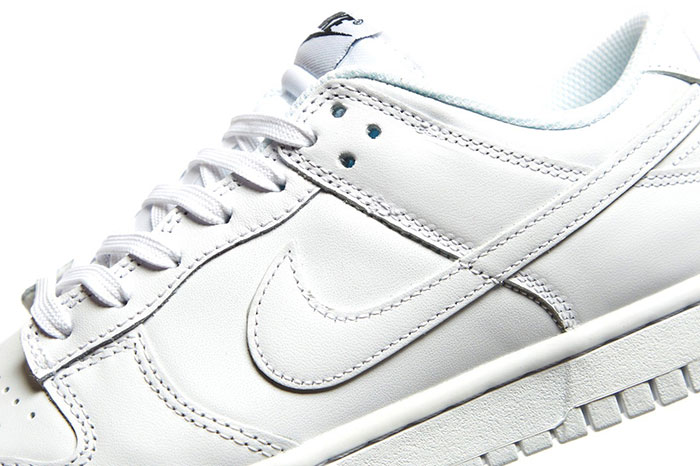 全新Nike Dunk Low「Triple White」纯白配色板鞋曝光图片3
