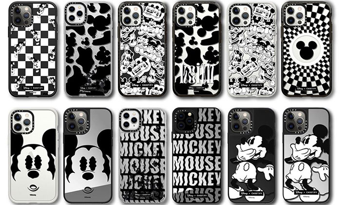 迪士尼Disney和CASETiFY合作黑白米奇系列手机周边曝光图片2