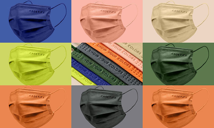 CASETiFY 推出多种颜色防护口罩图片