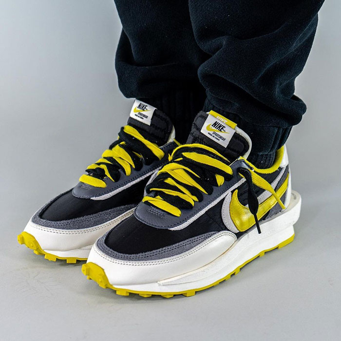 UNDERCOVER与sacai及Nike LDWaffle「Bright Citron」三方联名鞋款图赏图片1