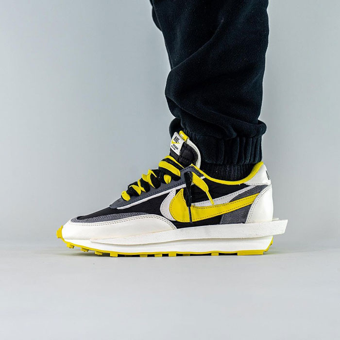 UNDERCOVER与sacai及Nike LDWaffle「Bright Citron」三方联名鞋款图赏图片4