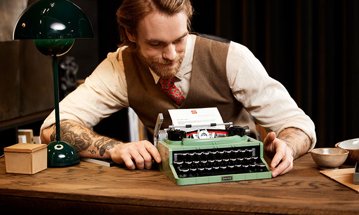 乐高LEGO全新IDEAS 打字机玩具积木套装曝光图片3