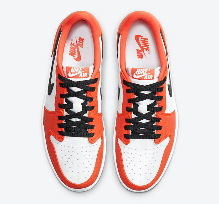 新款Air Jordan 1 Low“白扣碎”白橙配色鞋款将于8月发售图片3