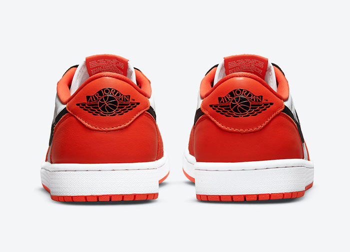 新款Air Jordan 1 Low“白扣碎”白橙配色鞋款将于8月发售图片5