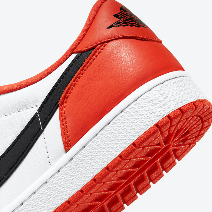 新款Air Jordan 1 Low“白扣碎”白橙配色鞋款将于8月发售图片7