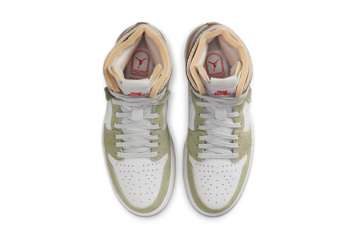 最新Air Jordan 1 High Zoom CMFT 「Olive Aura」篮球鞋曝光图片3