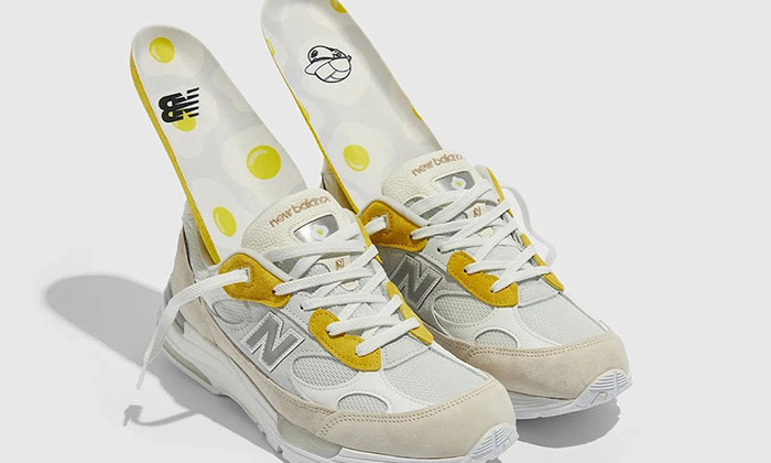 PAPERBOY和New Balance 992「Fried Egg」联名鞋即将发售图片1