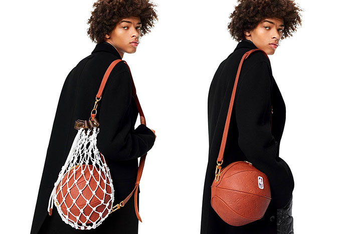 路易威登Louis Vuitton和NBA联名款「Ball in Basket」篮球包袋发售图片