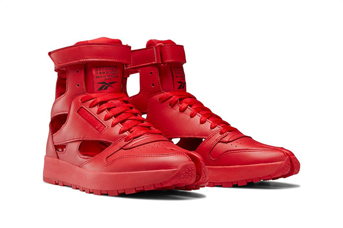 Maison Margiela和锐步Reebok 最新「Classic Leather Tabi High」联名鞋即将发售图片5