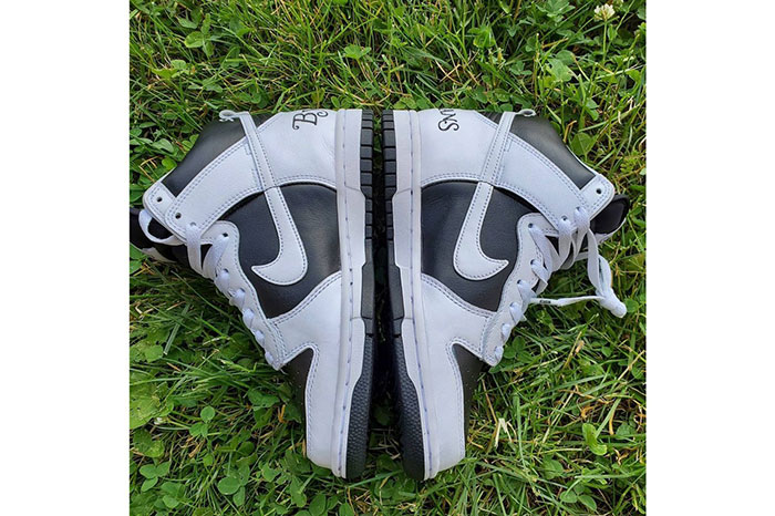 新款Supreme和Nike SB Dunk High黑白配色联名鞋曝光图片4