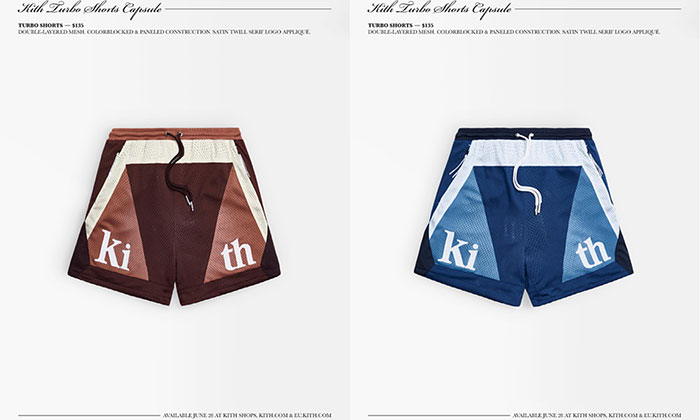 美国时尚名所KITH 推出全新 Turbo Shorts 胶囊系列图片3