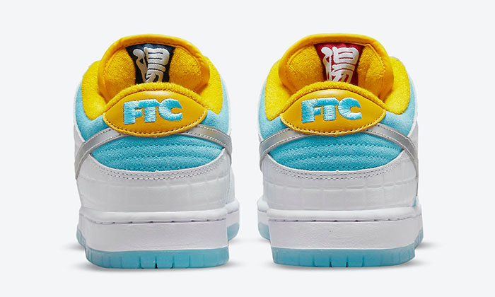 FTC和Nike SB Dunk Low蓝白配色联名鞋即将发售图片3