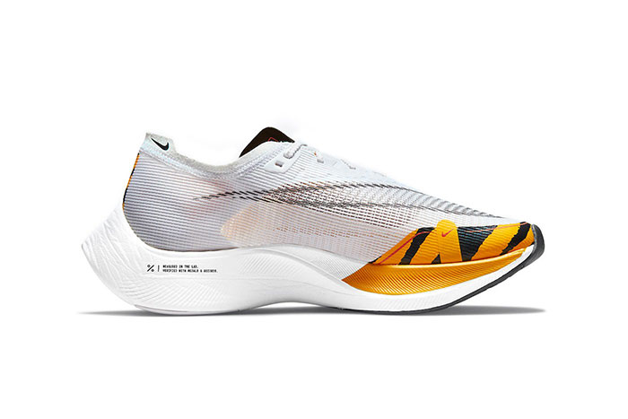 全新Nike ZoomX VaporFly NEXT% 2 BRS老虎纹理跑鞋曝光图片1