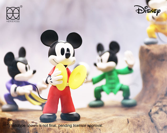 迪士尼Disney和HEROCROSS合作推出「武林米笈」功夫米奇盲盒系列图片3