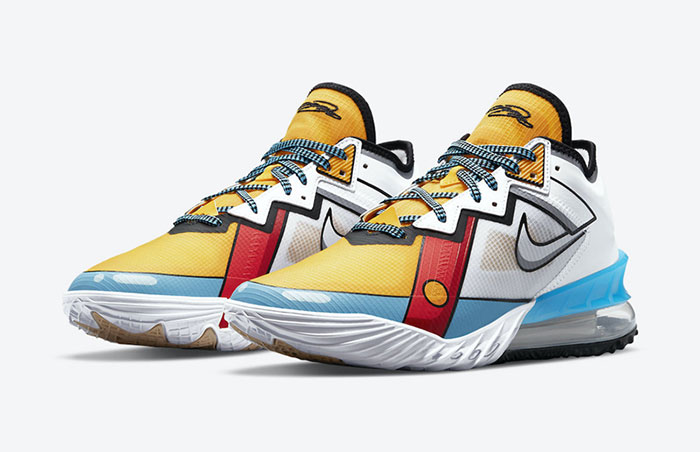 全新Nike LeBron 18 Low “Stewie Griffin”篮球鞋曝光图片