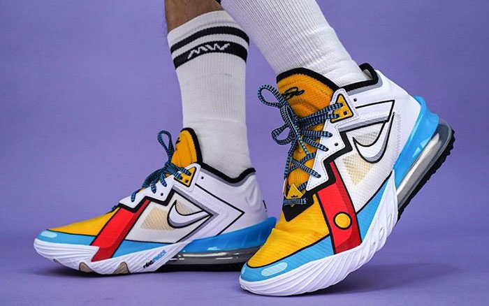 全新Nike LeBron 18 Low “Stewie Griffin”篮球鞋曝光图片7