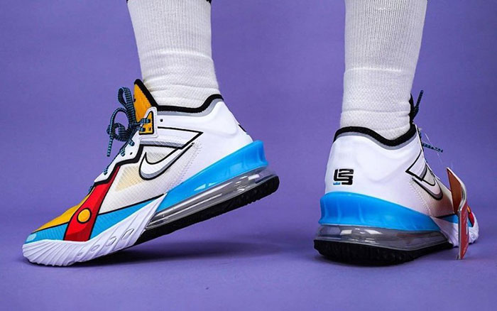 全新Nike LeBron 18 Low “Stewie Griffin”篮球鞋曝光图片9