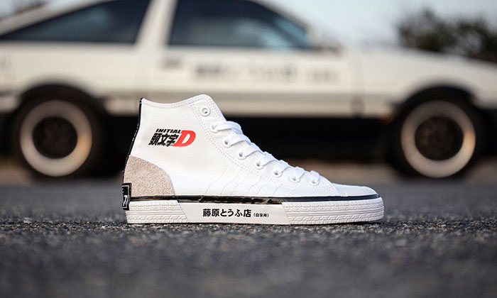 BAIT和阿迪达斯adidas合作推出《头文字D》主题Nizza Hi鞋款图片