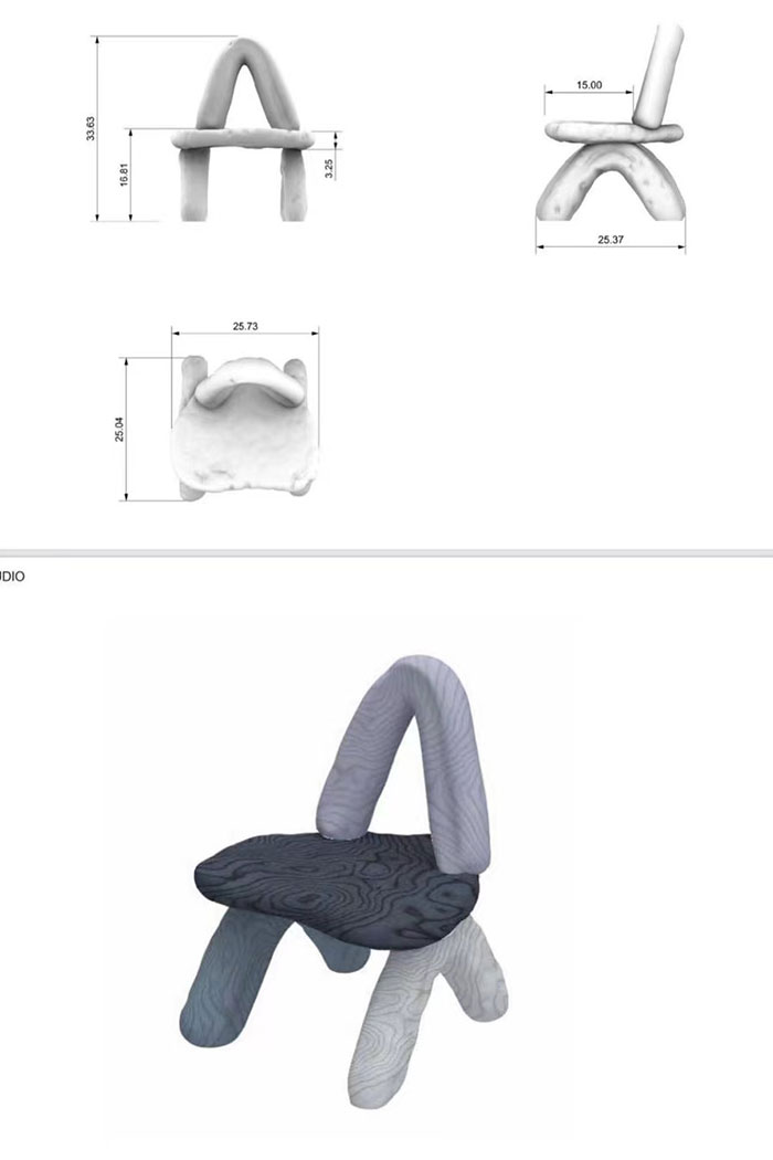 纽约当代艺术家Daniel Arsham推出全新设计餐椅图片4