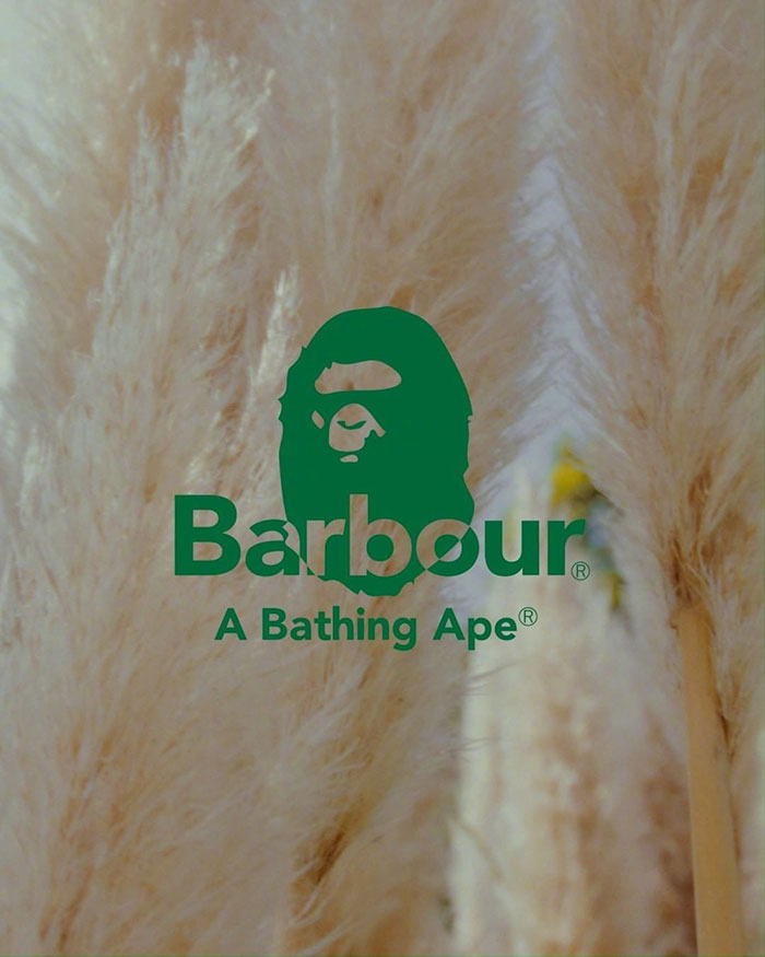 潮流品牌猿人头BAPE®与 Barbour 全新联名系列发布图片8