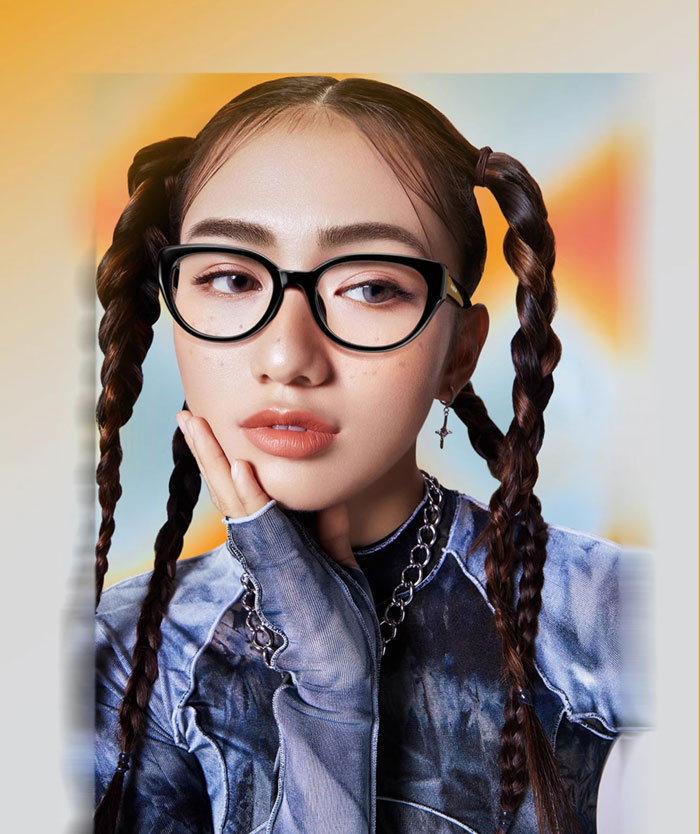 吴磊同款派丽蒙“经典猫眼”造型复古眼镜上市图片3