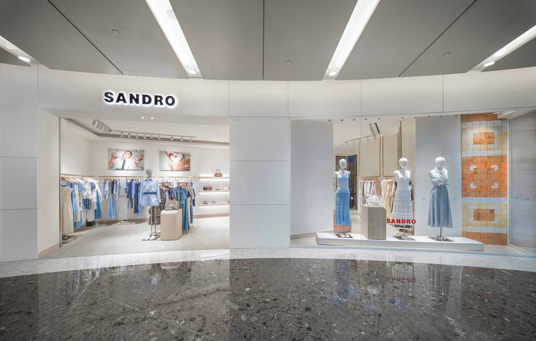 SANDRO上海国金中心商场精品店焕新亮相，从容演绎法式美学图片