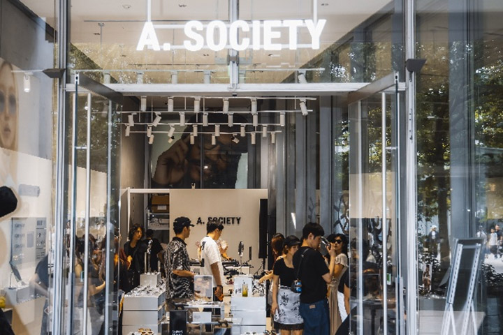 A.SOCIETY概念空间登陆杭州天目里 开拓都市先锋眼镜美学新地标图片