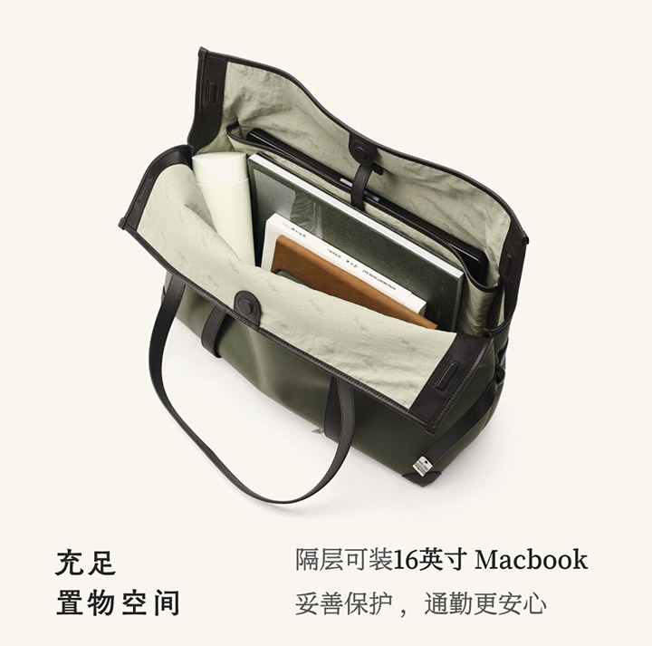 文淇同款上新！山下有松2026新款轻松系列托特包解锁N种出行形态图片7