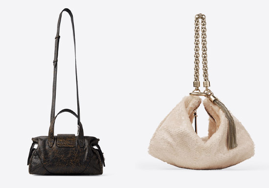 JIMMY CHOO 2026秋季全新BAR HOLDALL与CALLIE系列女包上市图片