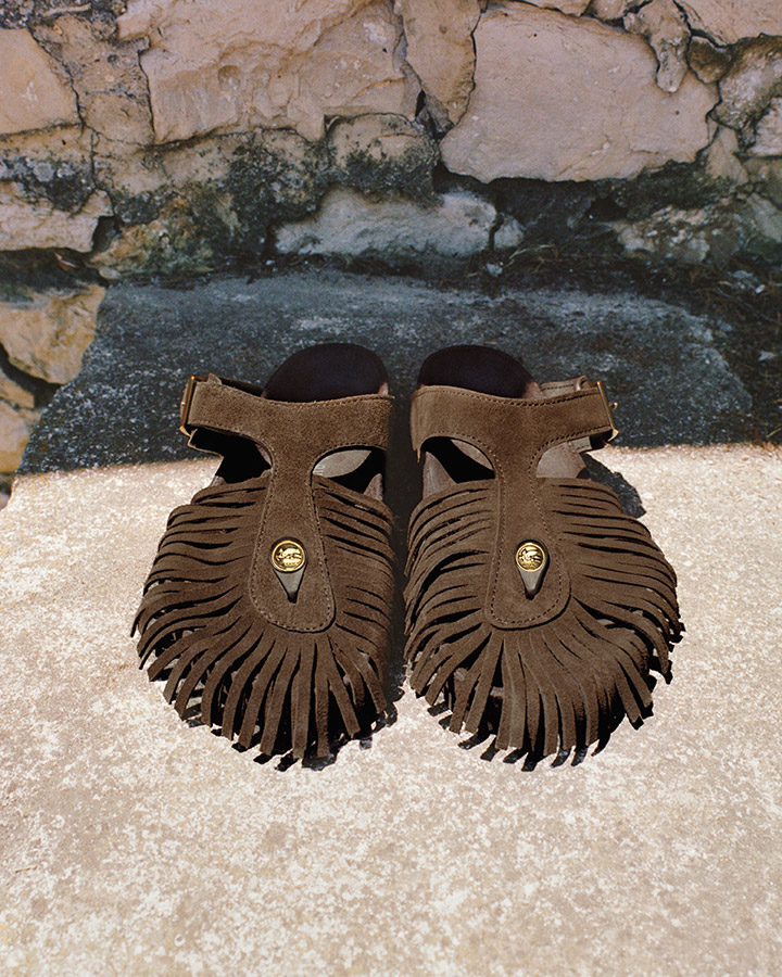 2026全新BIRKENSTOCK勃肯 × ETRO联名鞋登场图片5