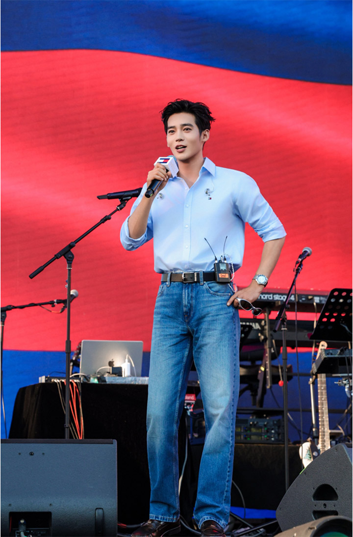 TOMMY HILFIGER品牌全球代言人于适在浪潮音乐大赏荣誉典礼前夕 呈现特别舞台图片2