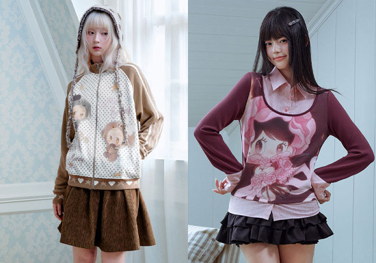 少女闯入街头｜国潮MEDM × SISI联名系列女装正式释出图片