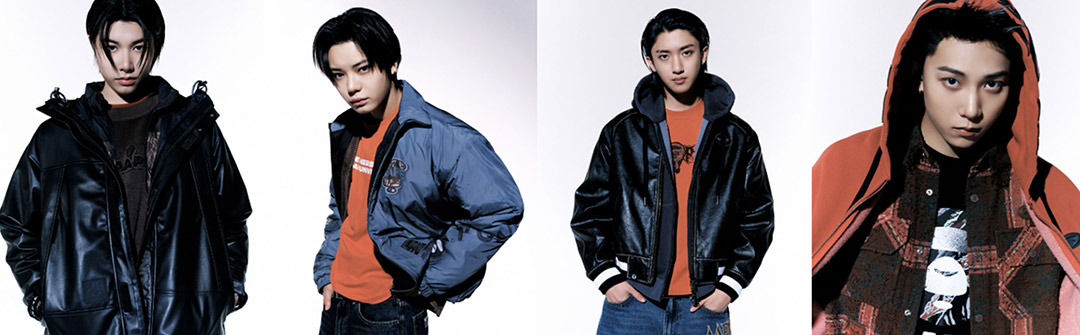 K-POP人气组合LNGSHOT诠释街头潮流先锋精神 演绎AAPE BY *A BATHING APE® 2026秋冬系列图片2