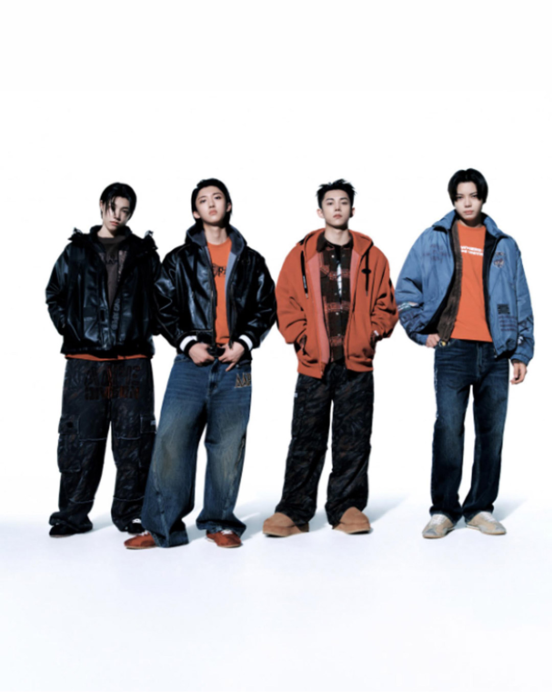 K-POP人气组合LNGSHOT诠释街头潮流先锋精神 演绎AAPE BY *A BATHING APE® 2026秋冬系列图片3