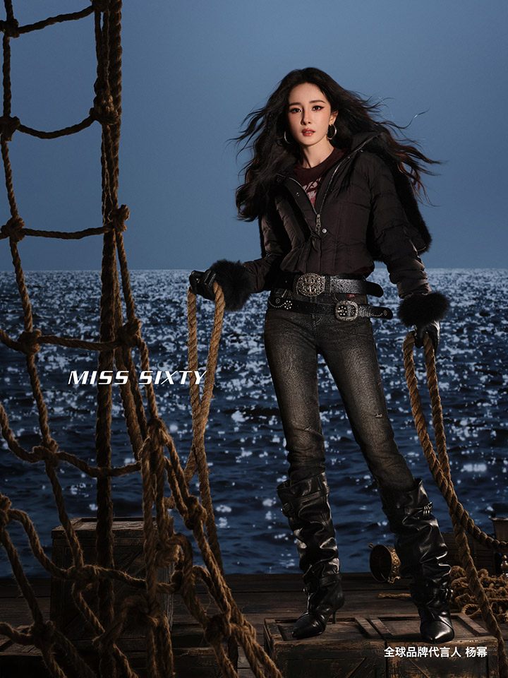 杨幂演绎MISS SIXTY 2026冬季系列广告大片图片1