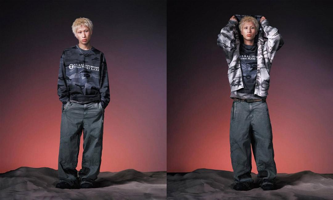AAPE BY *A BATHING APE®携手韩国时尚服饰品牌NOMANUAL推出2026秋冬联名系列图片1