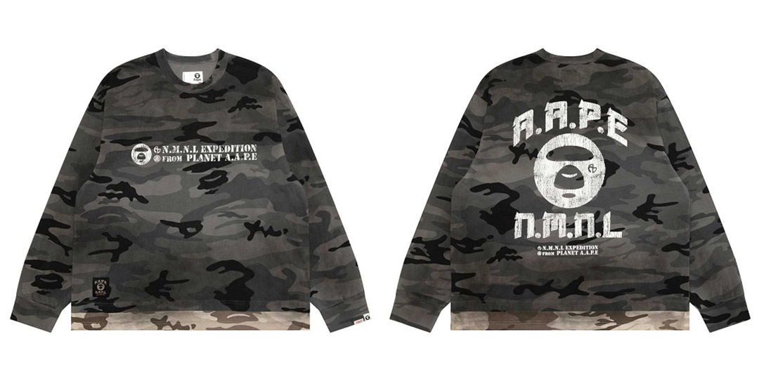 AAPE BY *A BATHING APE®携手韩国时尚服饰品牌NOMANUAL推出2026秋冬联名系列图片5